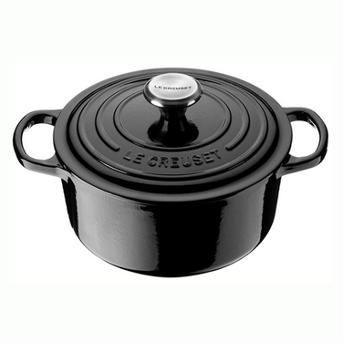 Каструля/жаровня з кришкою 20 см, чорний Le Creuset