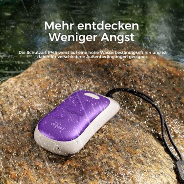 Електричні грілки для рук OCOOPA, 2 шт., водонепроникні IP45, ергономічні, 18 годин тепла, портативні, для активного відпочинку, гольфу, кемпінгу, міста (лавандово-фіолетовий)