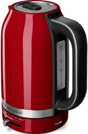 Електричний чайник KitchenAid з регулюванням температури 50-100°C, 1.7L, Empire Red