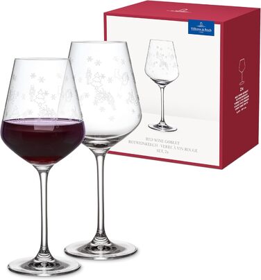 Набір келихів для шампанського та секту Villeroy & Boch Toy's Delight (2 шт.), кришталеве скло, для святкування, сумісний з посудомийною машиною