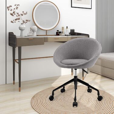 Офісне крісло RELAX4LIFE без підлокітників (сіре)