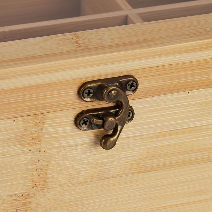 Ящик для чаю Relaxdays з бамбука на 12 відсіків