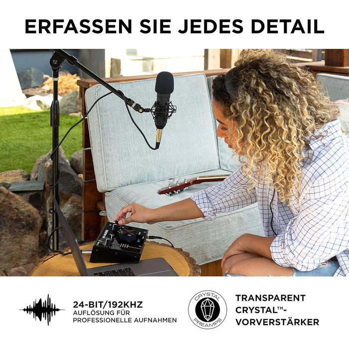 M-Audio Air 192|6: USB аудіоінтерфейс для професійного запису (2 XLR/Line входи, софт в комплекті)