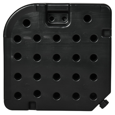 Підставка для парасольки, 4-секційна, з можливістю засипання баласту, 100 x 100 x 8 см, Чорний