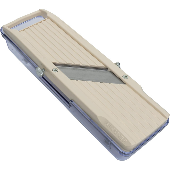 Набір для нарізання овочів Benriner, кремовий колір, старіша версія з підносом