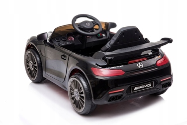 Дитячий електромобіль Mercedes AMG GTR зі шкіряним салоном, EVA