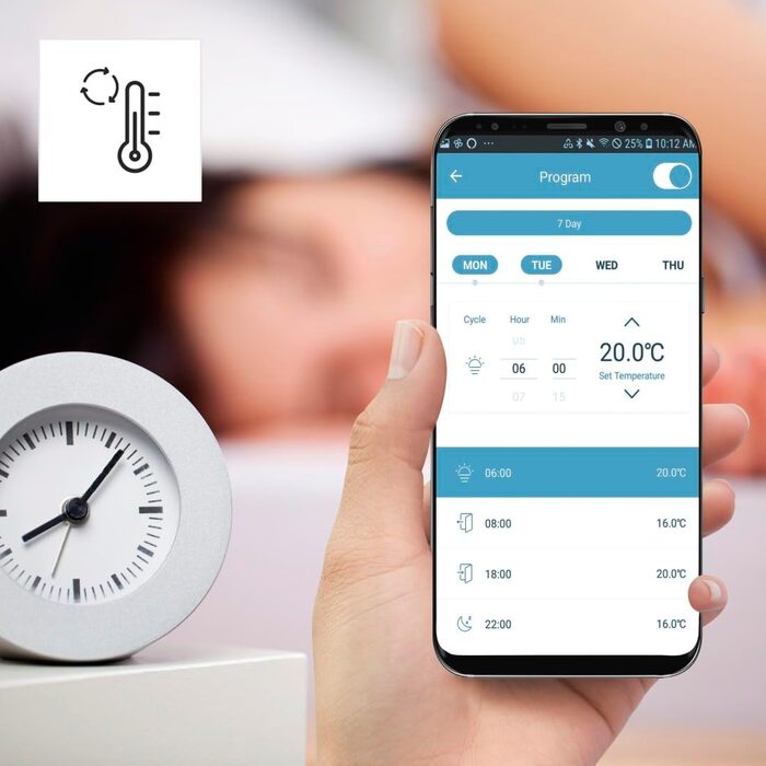 Hama Smartes Heizkörperthermostat (Розширювана система керування опаленням Wi-Fi) - Стартовий набір з хабом, 1 радіатор