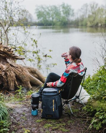 SPARTER Рюкзак-холодильник на 33/49 доз, ізольований терморюкзак, вологостійкий, легкий, для пляшок, на пляж, у подорожі, кемпінг, обід (темно-сірий)