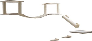 Ігровий майданчик для кішок Kerbl Top XL, підніжки відкидна дошка відкидний місток відкидна майданчик
