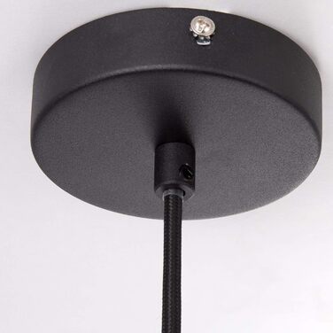 Світлодіодний підвісний світильник Paco Home, E27, лампа для вітальні, їдальні, кухні, регулюється по висоті, колір Лампочка (бетонно-кам'яно-сіра, без лампочки)
