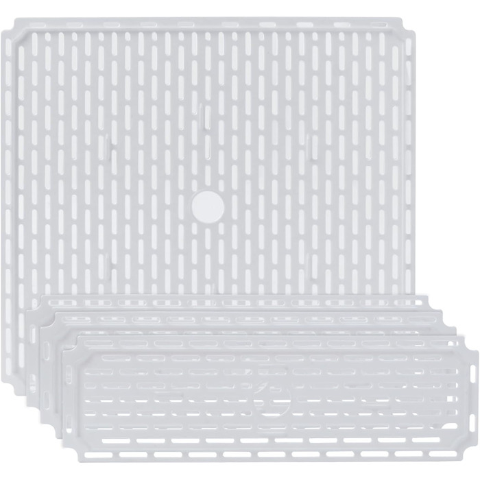 Набір контейнерів для холодильника 14шт. з кришкою та підставкою для посуду, прозорі, стекувальні. Організація та зберігання в холодильнику