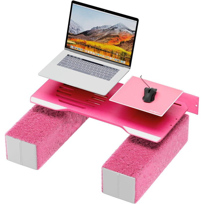 Couchmaster CYWORX: ергономічний стіл для ноутбука на диван, софу чи ліжко (рожевий)