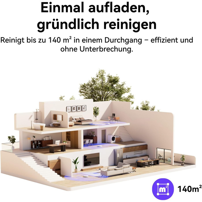 Робот-пилосос NARWAL Freo S з функцією миття підлоги, 8000Pa, 3.5L, LDS-лазерна навігація, керування через додаток, для килимів та шерсті тварин