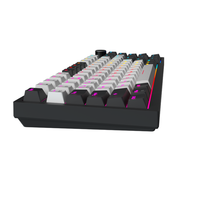 Бездротова механічна клавіатура GamePro Asgard Valhalla Pro (MK160W-D-Pro) 75% Rainy switches