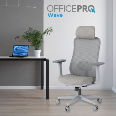Крісло офісне OfficePro Wave OC599-G-G-G