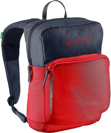 Дитячий рюкзак VAUDE Minnie для хлопчиків і дівчаток, зручний туристичний рюкзак для дітей, стійкий до погодних умов шкільний рюкзак з великою кількістю місця для зберігання та світловідбиваючими елементами One size Mars Red
