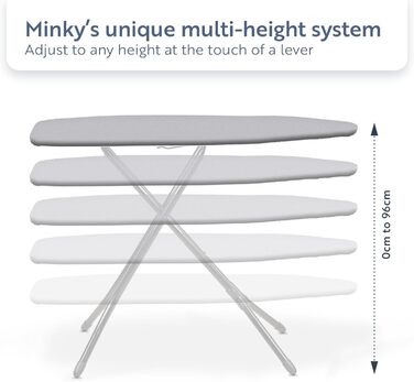 Прасувальна дошка Minky Premium, 122 x 38 см