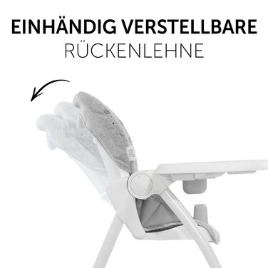 Дитячий стільчик Hauck Sit N Fold Disney (Мікі Маус Grey), 6 місяців - 15 кг, з регульованою спинкою та великим кошиком