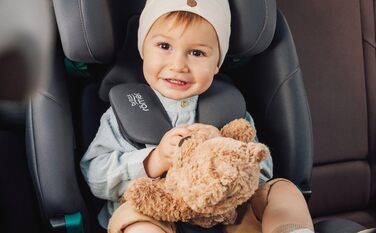 Дитяче автокрісло BRITAX RMER ADVANSAFIX 2 Z-LINE, для дітей зростом від 76 до 150 см (i-Size) з ISOFIX і без, від 15 місяців до 12 років, (Midnight Grey)