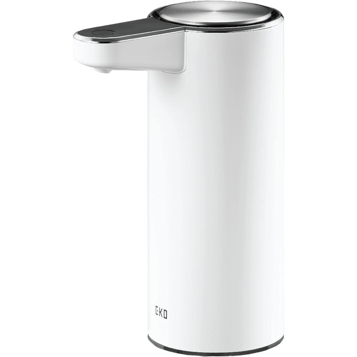 Автоматичний дозатор мила EKO Aroma - акумуляторний USB, без крапельного клапана, багаторазовий, дозатор для ручного мила з датчиком руху рідини - ідеально підходить для ванної кімнати та кухні, білий, В 18 x Ш 7 x Г 12 см (250 мл) Білий Універсальний роз