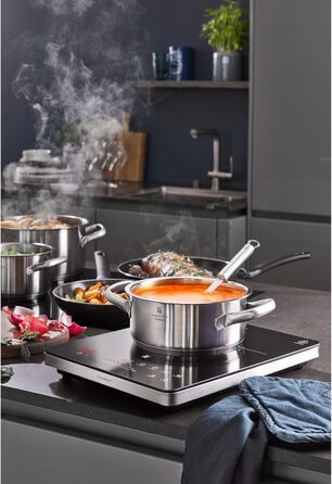 Індукційна плитка WMF Kult X - мобільна, однокільцева, 2100 Вт