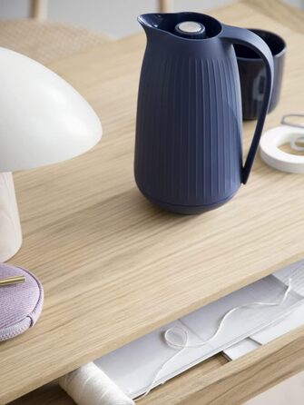 Термос Kähler Isolierkanne 1,0 л Hammershøi для чаю та кави, білий (1000 мл)