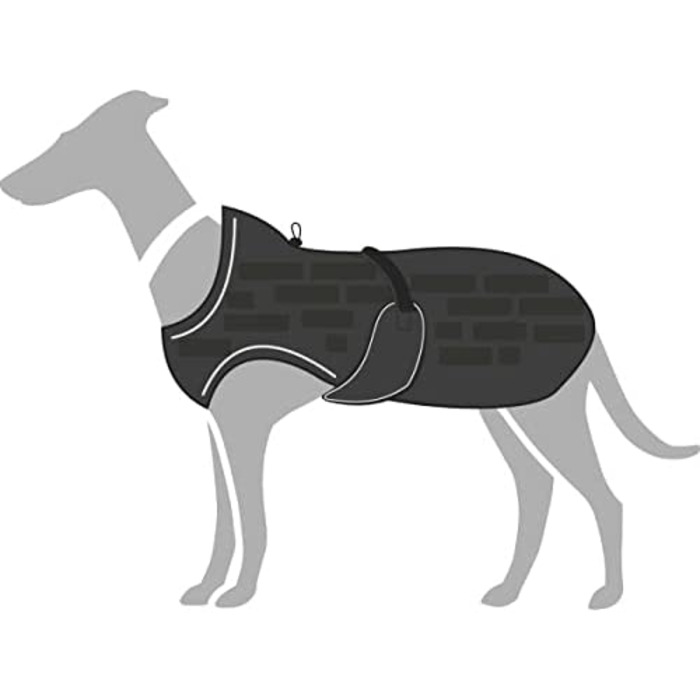 Пальто для собак Монако чорне (35)