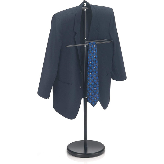 Чоловічий органайзер для одягу CARO-Möbel JÖRG з вішалкою для штанів (чорний)