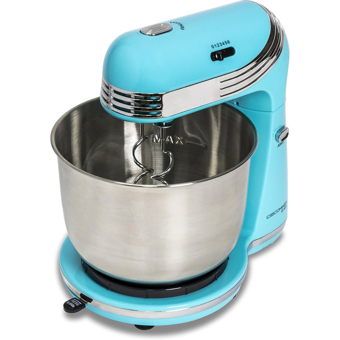 Кухонний комбайн Cecotec Cecomixer Easy: 250W, 3л, чаша з нержавіючої сталі, 5 функцій, 6 швидкостей, блакитний