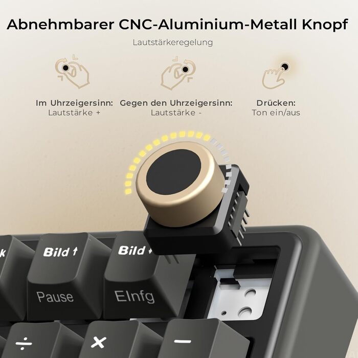 Механічна клавіатура Royal Kludge R98 Pro: 96% layout, RGB, NumPad, PBT, Hot-Swap, Creamy Switches, Grey