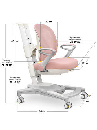 Дитяче крісло Mealux Sigma Air KP (арт.Y-118 KP)