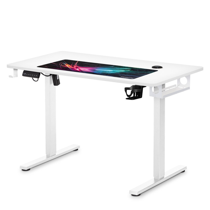 Стіл Mealux PowerDesk Energy White з електрорегулюванням висоти (арт. EVO-201 Energy W|/W)