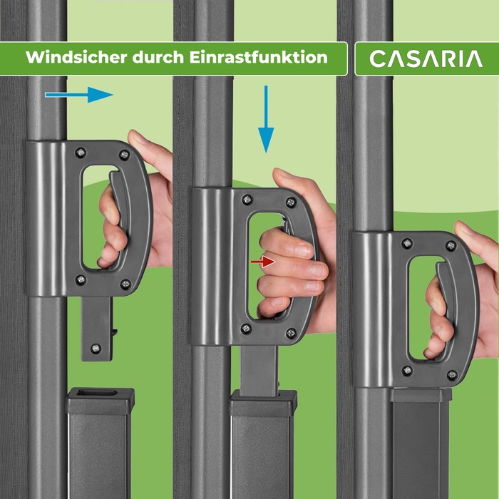 Бічний тент Nosara Anthracite 160х300см розсувний