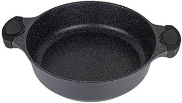 Тажин агадірський, 32 см, кераміка, чорний - для приготування марокканських страв