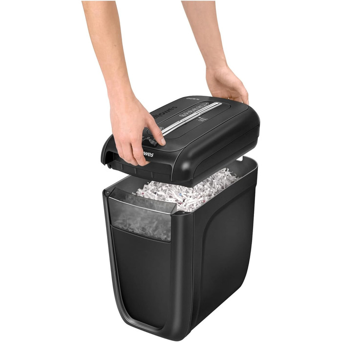 Шредер Powershred 60Cs: легкий, перехресне різання, 10 аркушів
