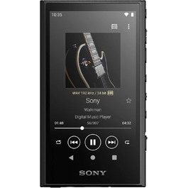 MP3-плеєр Sony Walkman NW-A306 з сенсорним екраном, 32 ГБ, до 36 годин автономної роботи, покращена якість звуку, Wi-Fi, чорний