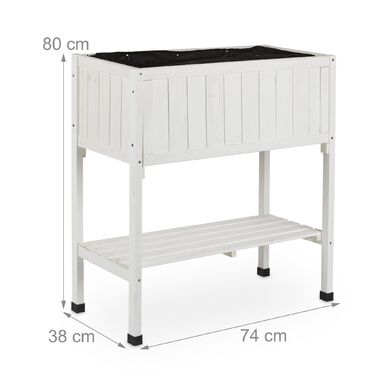 Підвищене грядка Relaxdays з соснового дерева