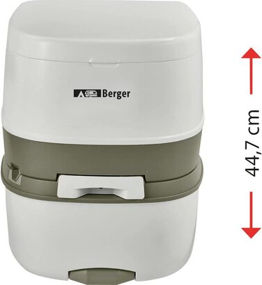 Туалет намети BERGER Essential Supreme: компактний, зручний, з баком для відходів | Для кемпінгу та подорожей