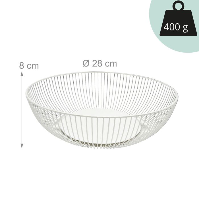 Таз для фруктів та овочів Relaxdays (металевий)