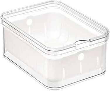 Ящик для фруктів і ягід iDesign, без вмісту BPA, з піддоном для крапель, 21,1 см х 16,1 см х 9,9 см