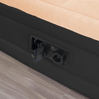 Надувний матрац-ліжко AVENLI для 2 осіб з самонадувною функцією, вбудованим насосом та флацелевою поверхнею (196x97x47 см)