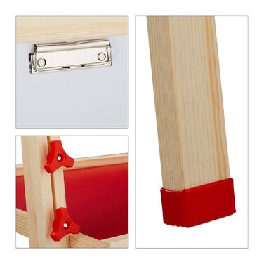 Дитячий двосторонній навчальний столик Relaxdays