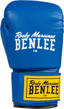 Боксерські рукавички Бенлі Роккі Марчіано Родні 8 унцій синього / чорного кольору