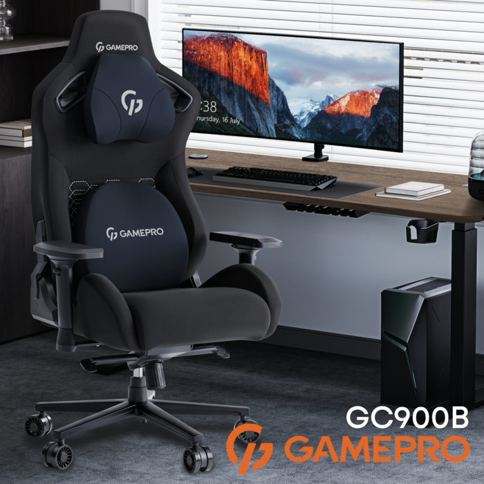 Крісло ігрове GamePro GC900B Fabric Black