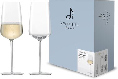 Champagnerglas Vervino від Zwiesel Glas (2 шт.), німецька якість, Tritan-кришталь, для шампанського та ігристі вина