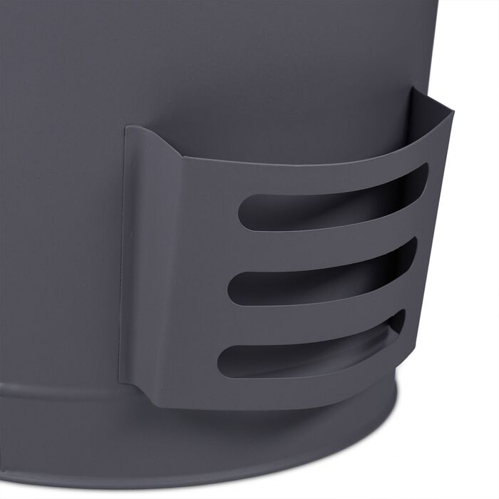 Відро Relaxdays для сміття з кришкою та совкою