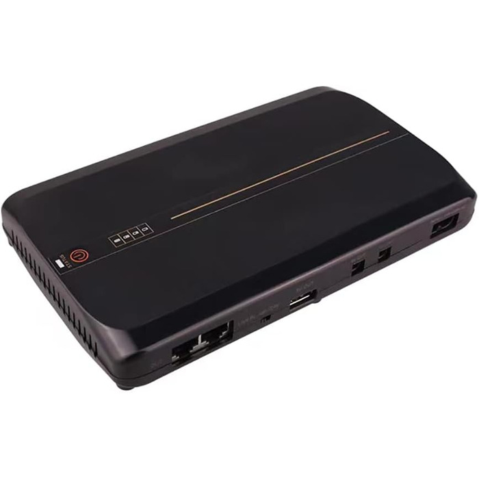 USV Mini 10400mAh з батареєю, Power Bank з Multi-виходами 5V/9V/12V/24V/48V, Gigabit POE, швидка зарядка 3.0 для роутера, модема, камери, сигнализації, телефону