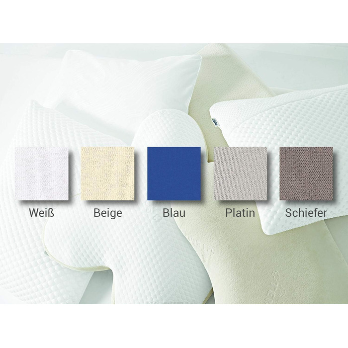 Подушка TEMPUR Original Memory Foam: ергономічна підтримка шиї для тих, хто спить на боці та на спині, білий колір (Jr (40 x 26 x 7/4 см), комплект з чохлом)