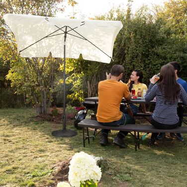 Підставка для парасольки Relaxdays чорного кольору