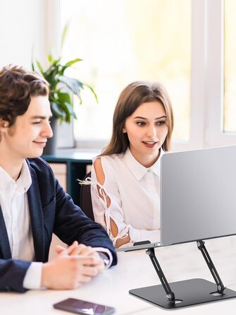 Підставка для ноутбука на стіл Soundance, регульована висота, чорний